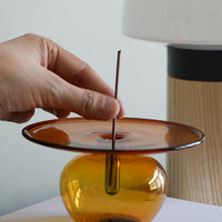 ガラスインセンスベース Lua