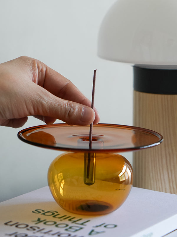 ガラスインセンスベース Lua