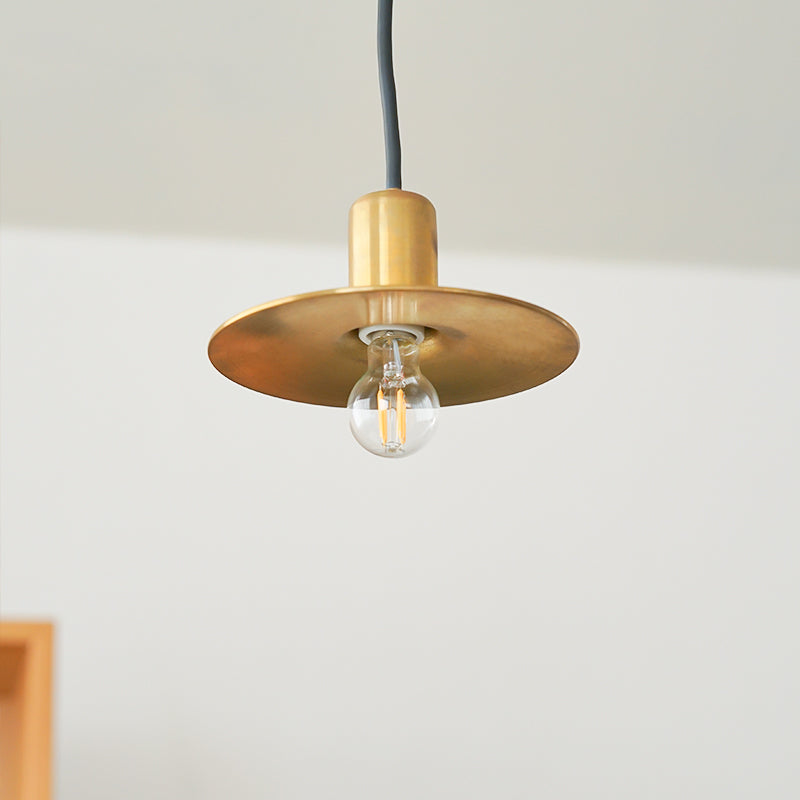 KT brass pendant light