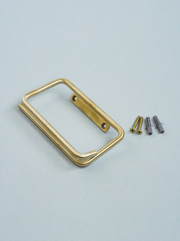 ガス管シングルペーパーホルダー！角度自在！赤ハンドル仕様！インダストリアル KT brass paper holder | AXCIS ONLINE