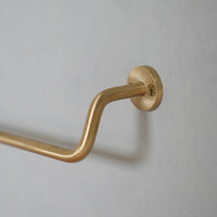 KT brass towel holder