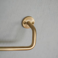 KT brass towel holder