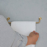 KT brass towel holder