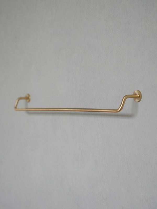 KT brass towel holder