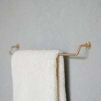 KT brass towel holder