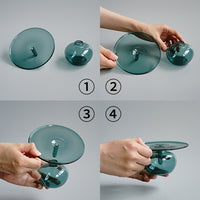 ガラスインセンスベース Lua