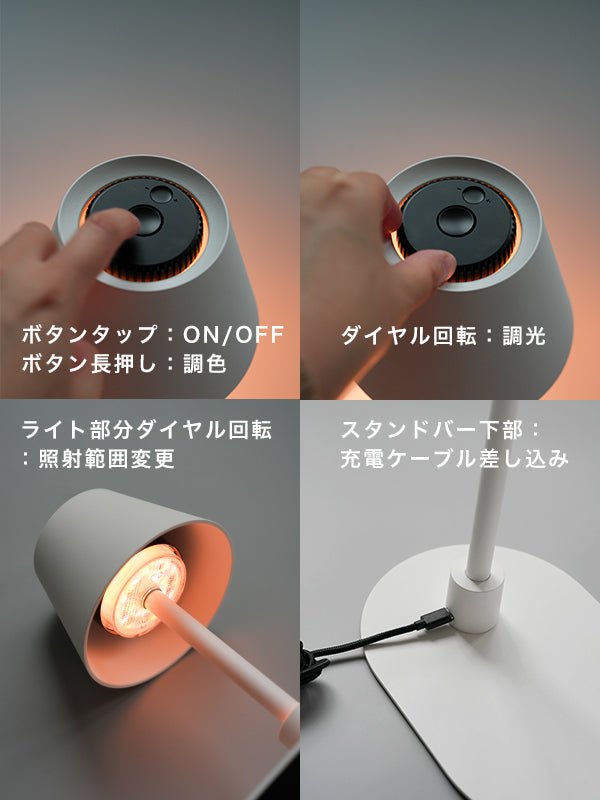PLANTE portable lamp BK