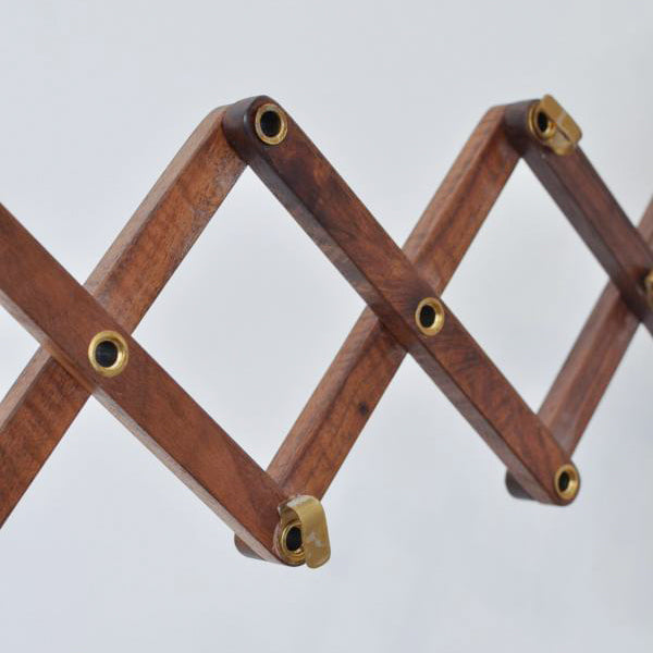 Wood Bracket SCISSOR WALNUT × ミニガラスシェード コニック ホワイト SET