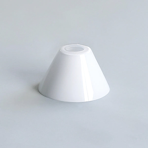 Wood Bracket SCISSOR WALNUT × ミニガラスシェード コニック ホワイト SET