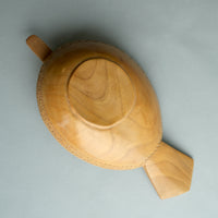 Hand Carved Wooden Bird Bowl/Yugoslavia