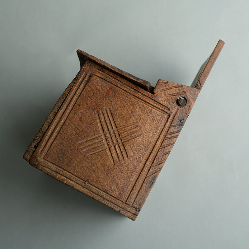 Wooden Wall Salt Box/France