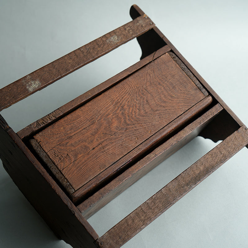 【美品】フランスアンティーク 木細工装飾 木製ウォールシェルフ[2931] Wall Shelf/France