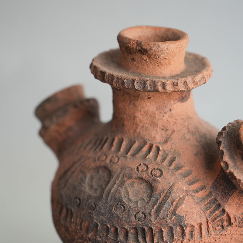 Clay candle holder/Kenya