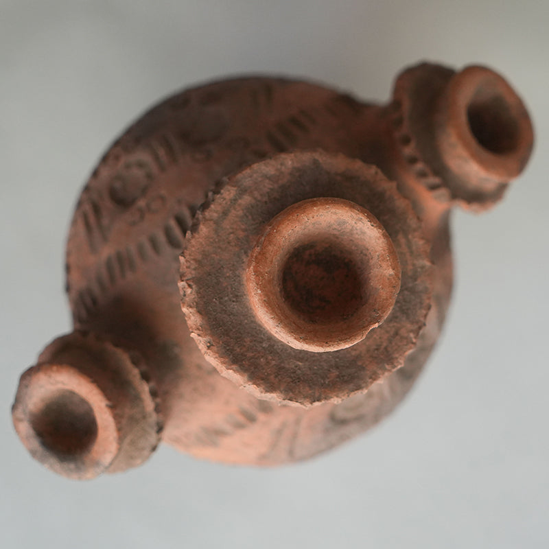 Clay candle holder/Kenya