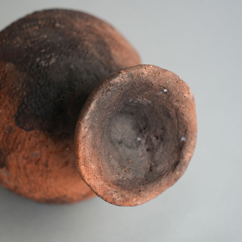 Clay candle holder/Kenya