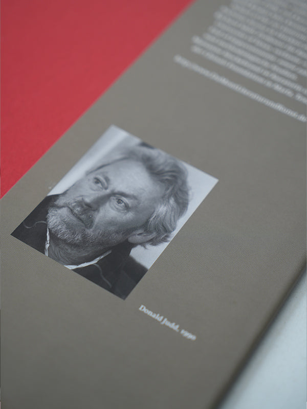 DONALD JUDD
