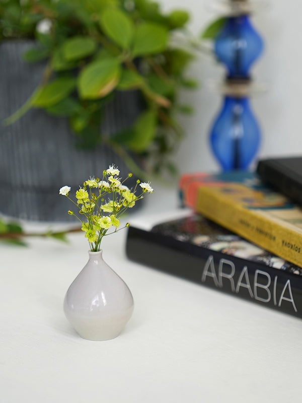 セラミックベース プチクレイン パープル