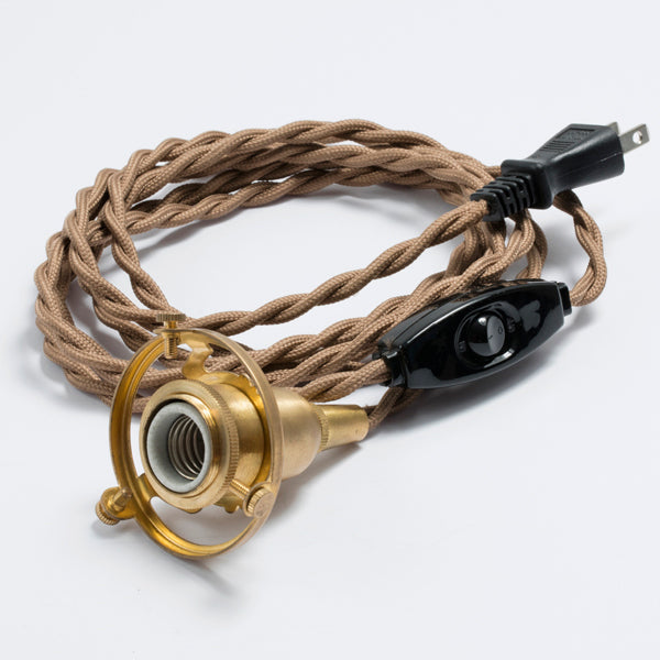 Wood Bracket WHARF × ガラスシェード ポリゴン ホワイト SET