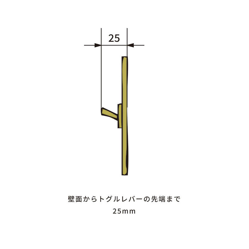 真鍮プレート3スイッチ