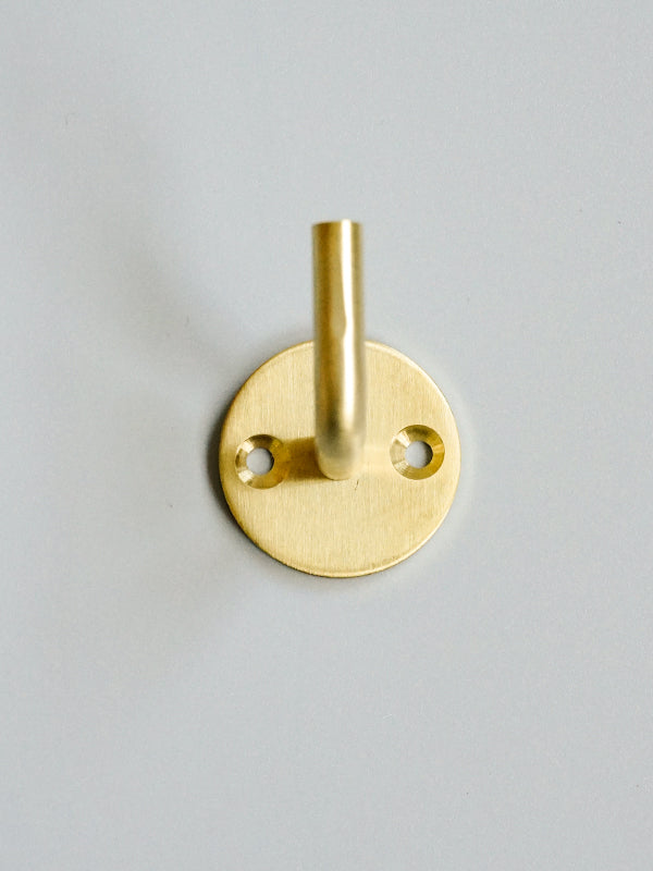 Brass Wall Hook Round