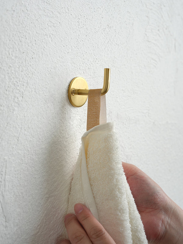 Brass Wall Hook Round