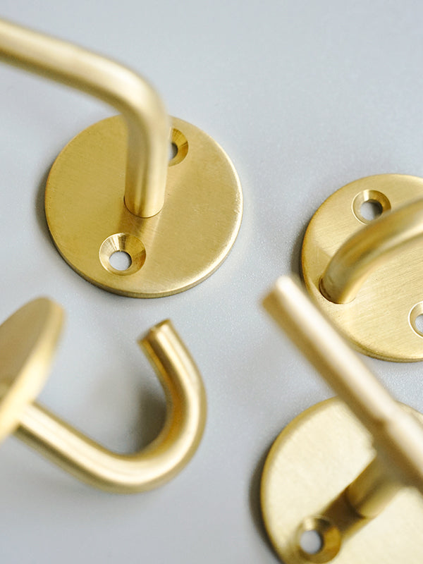 Brass Wall Hook Round