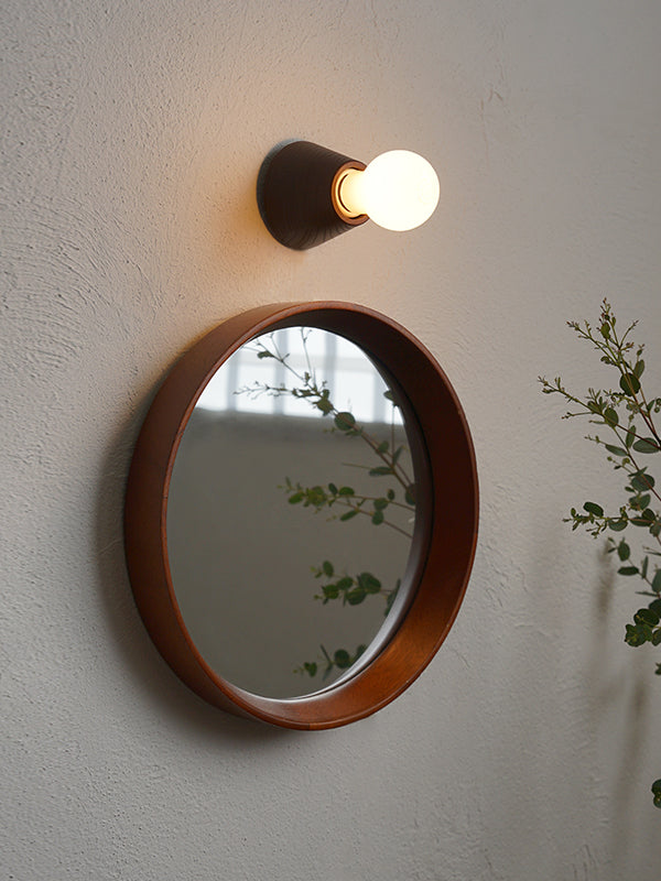 小物家具 ウッドレセップカバー コーン brown