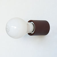 ウッドレセップカバー シリンダー brown