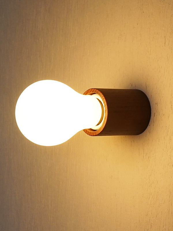 ウッドレセップカバー シリンダー brown