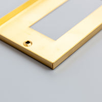 真鍮コンセントプレート