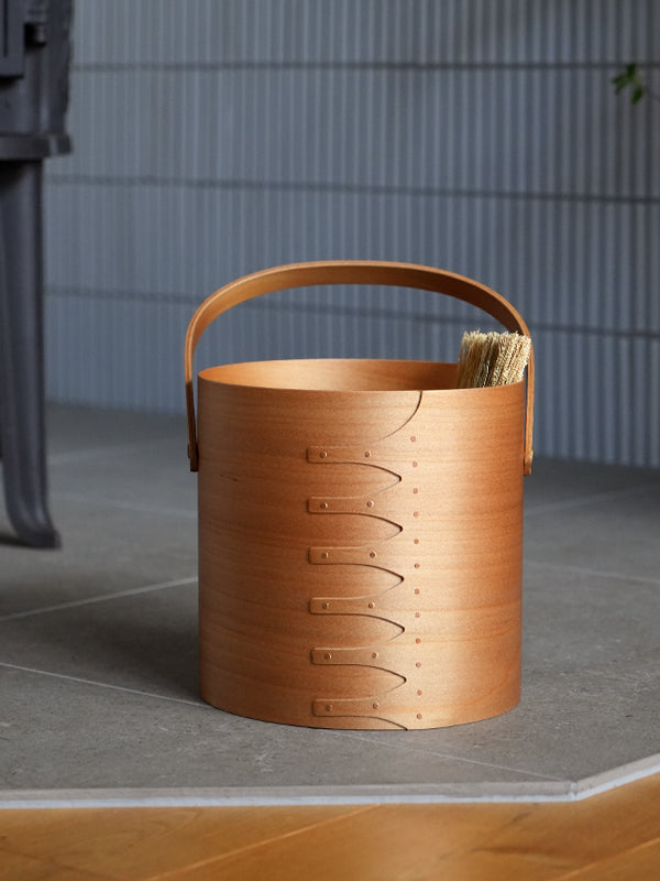 シェーカーラウンドハンドルボックス ライトブラウン