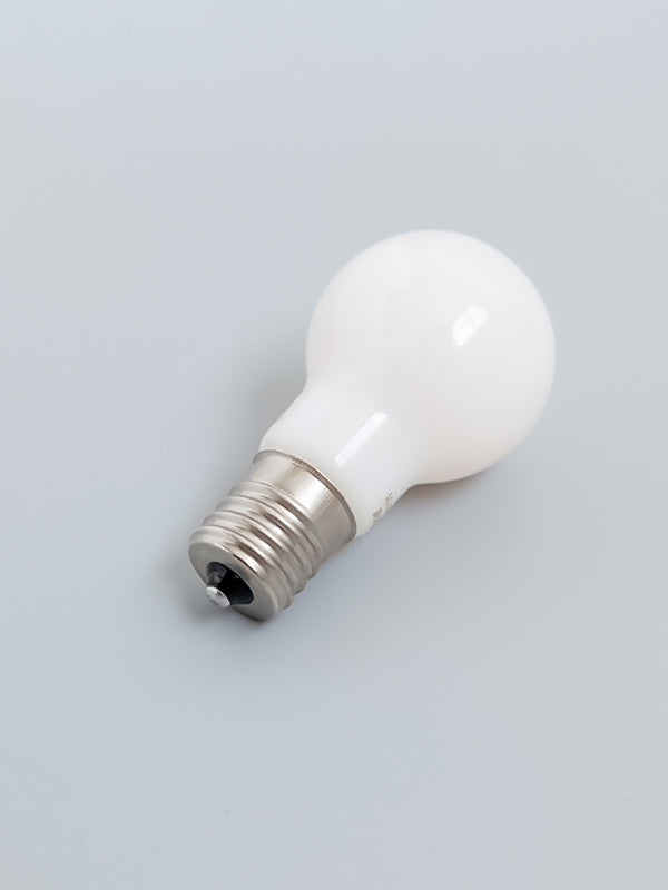 小型LED電球E17 乳白