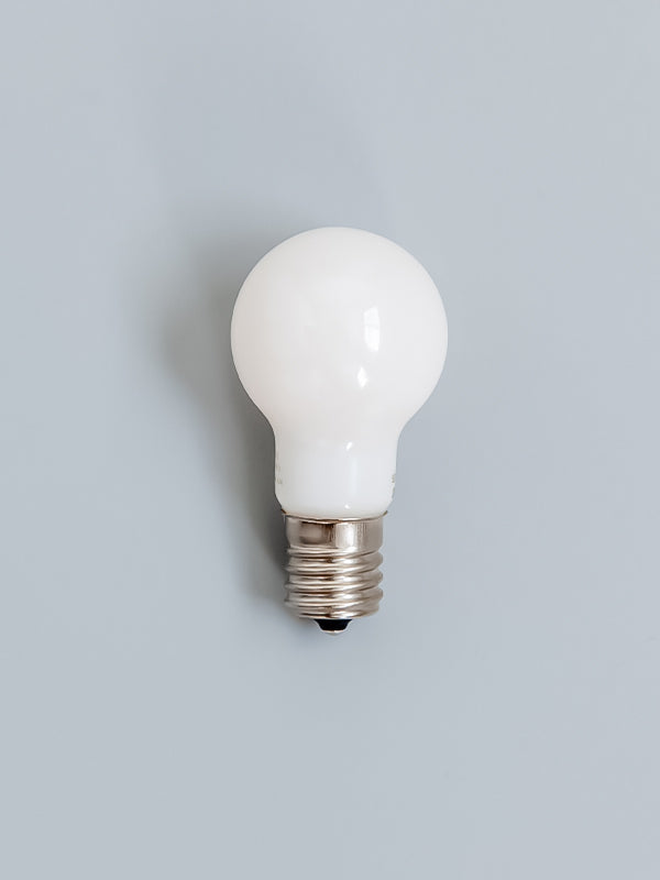 小型LED電球E17 乳白