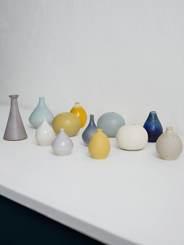 セラミックベース プチクレイン ブルー