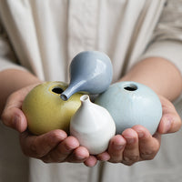 セラミックベース プチクレイン パープル