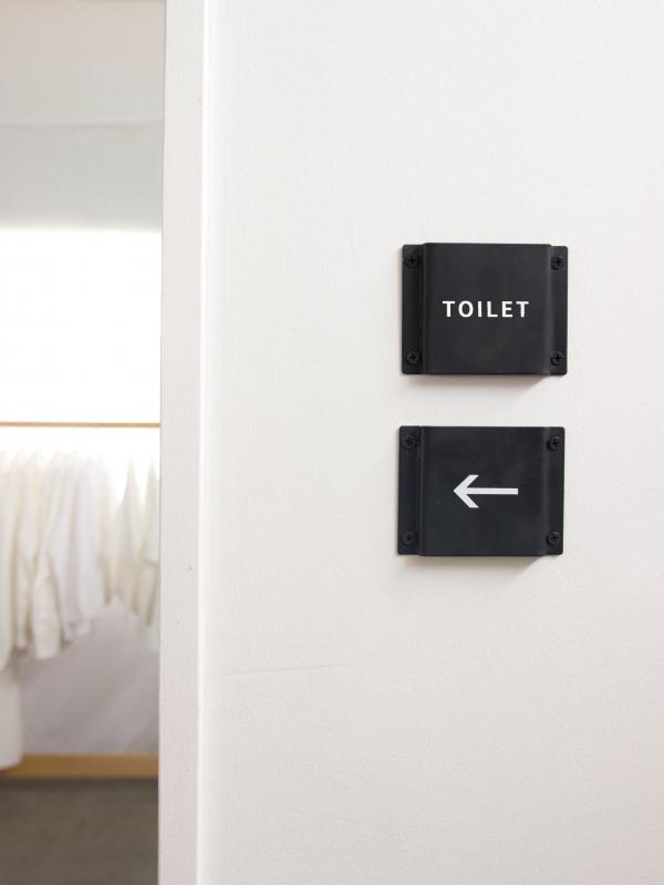 アイアンサイン Toilet（文字） | AXCIS ONLINE