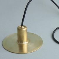 KT brass pendant light
