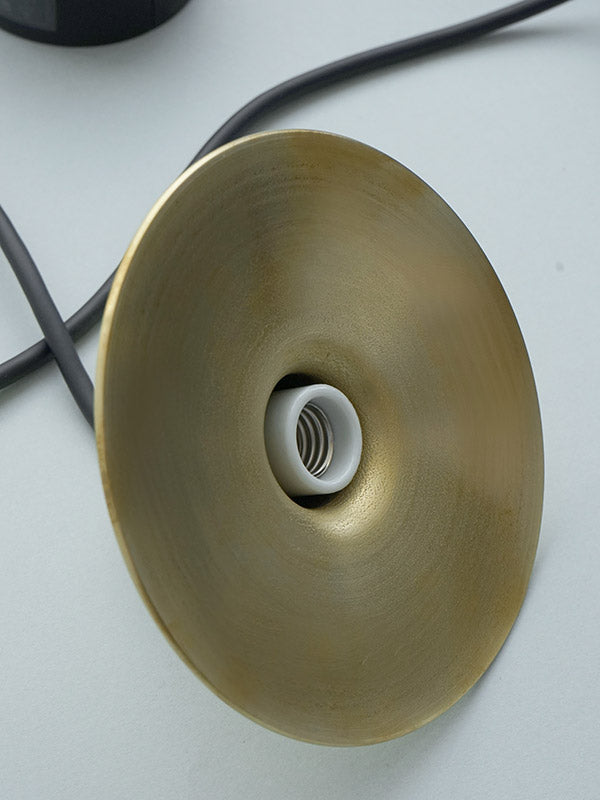 KT brass pendant light