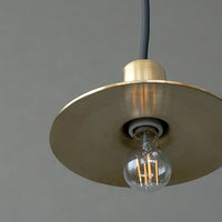 KT brass pendant light