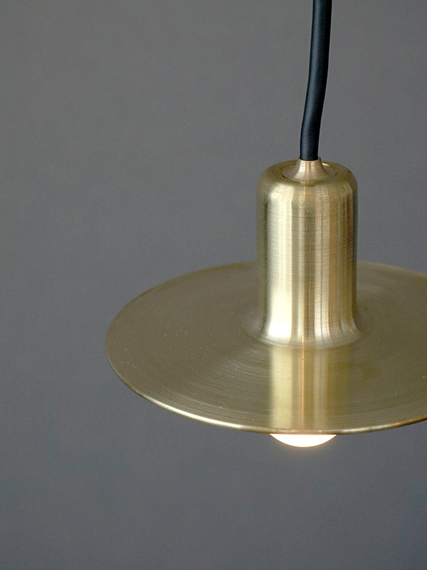 KT brass pendant light